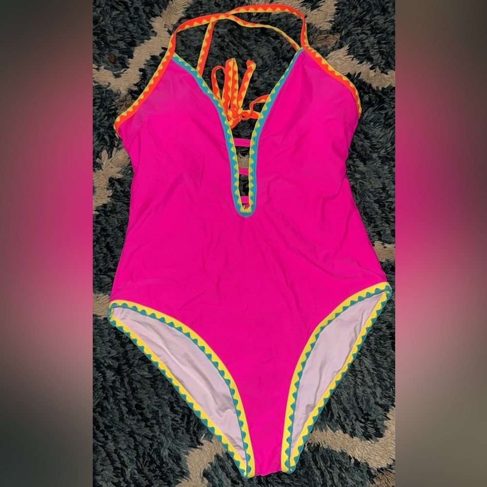 Vibrant Pink One-Piece Swimsuit